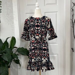 Emily Chic Floral Ruffle Mini Dress